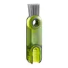 Escova de Limpeza de Boca de Copo em Forma de U Três em Um Artefato Conveniente para Limpeza de Copos de Água Copo Térmico Garrafa de Leite Xícara de Chá Escova de Frestas para Copo
