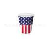 Nueva Decoración de Fiesta Temática del Día de la Independencia Americana Juego de Bandejas de Papel Desechables del Día de la Independencia