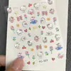 Lindos Pegatinas de Arte para Uñas de Dibujos Animados Gato Kt Repujadas Hellokitty Hello Kitty Manual DIY Pegatinas Decorativas para Uñas Ccd
