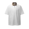 Ropa para Hombre Beijie 2026 Verano Nuevo Estilo Camisa Polo Falsa de Dos Piezas para Hombre Camiseta de Manga Corta con Retazos y Cuello Campana Camiseta de Media Manga