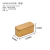 Caja metálica rectangular con tapa plana para pasteles de copo de nieve y pasteles de piña, caja metálica de embalaje universal portátil, caja de alimentos hecha a medida para rollitos de huevo