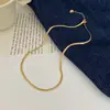 Collar de Ojo de Tigre Mismo Estilo que Hanluo~Zhao Lusi Lujo Accesible Cadena de Suéter Retro de Gama Alta Collar Elegante de Moda para Mujeres