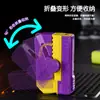 Zb062 Spinner Plegable para Punta del Dedo de Celebridad de Internet Regalo para Aliviar el Estrés para Novio Encendedor Inflable a Prueba de Viento Llama Roja Venta al por Mayor
