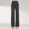 Calça de yoga casual perna reta, tamanho M (quadril), para mulheres, cintura alta, controle de barriga, levanta bumbum, com bolsos, elástica, para esportes e fitness, calça tubarão