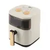 Freidora de Aire Camel para el Hogar Visual sin Voltear Freidora de Aire 6 Litros Gran Capacidad Horno Eléctrico Inteligente Máquina para Papas Fritas