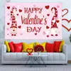 Bandera de Jardín Nueva para el Día de San Valentín Transfronteriza Decoración de Patio Bandera Colgante de Rosa Roja Impresión a Doble Cara Se Puede Diseñar Según la Imagen