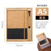 Regalo Corporativo Exclusivo Transfronterizo Ecológico Algodón Lino Corcho A5 Cuaderno Planificador Set de Caja de Regalo Personalización