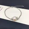 Pulseira Seiko Aurora Plissada Redonda Barroca de Pérolas Naturais de Água Doce Corrente de Couve-flor Ajustável Pulseira de Pérolas Atacado