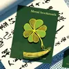 Marcador de Página Metálico de Flor Ins Literário Marcador Vazado de Alto Valor Para Alunos do Ensino Fundamental e Médio Decoração Clipe de Página de Leitura Material de Papelaria