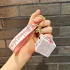 Colgante Llavero Cubo de Rubik Famoso en Internet Oso Fresa de Dibujos Animados, Pareja Perro Pacha Estilo Coreano Decoración para Bolso Coche Regalo