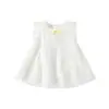 26 Novos Estilos de Vestidos Colete para Meninas, Vestidos de Verão para Bebês Meninas, Vestidos de Princesa, Vestidos Estilosos com Mangas Bufantes Voantes, Vestidos de Chiffon para Bebês
