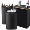 Cesta para ropa sucia transfronteriza con tapa, plegable, de tela Oxford de bambú reciclado, para el hogar, con bolsa interior y caja para recolección de botellas