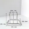 Prateleira Suporte para Tampas de Panela Rack de Posicionamento Aço Inoxidável Suporte para Tábuas de Corte Rack de Armazenamento para Bancada Suporte para Tábuas de Corte de Cozinha Tábua de Corte