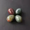 Cristal Natural 2cm Huevo Pequeño Piedra con Forma de Huevo Material de Jade Huevo de Pájaro Piedra Cruda Adorno Objeto de Mano para Jugar, Natural