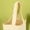 Nova Bolsa de Lona Casual e Simples para o Dia a Dia com Estampa de Letras Estilo Literário e Fresco Bolsa de Ombro Bolsa Tote para Compras