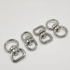 Llavero con hebilla giratoria de metal de ocho caracteres para hombre y mujer, hebilla de transferencia universal, anillo de letras de ocho caracteres, accesorios de conexión de control remoto