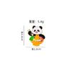 [Série Chengdu] geladeira metal esmaltado panda panela quente decoração magnética de geladeira lembrancinhas turísticas de Sichuan