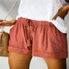 Amazon WISH shorts casuais de perna larga soltos de verão novos shorts de cintura alta elásticos com cadarço europeus e americanos