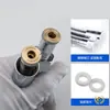 Manguera de Ducha de Acero Inoxidable de 1.5m Electroplateada Encriptada Cabezal de Ducha Tubo Corrugado Engrosado