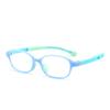 Gafas de Silicona Suave para Niños Spot, Montura de Gafas Planas Ultraligera y Cómoda Tr90 de Dos Colores, Monturas Lindas que se Pueden Equipar con Miopía