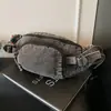 Riñonera de Pecho de Mezclilla Estilo Japonés para Mujer 2026 Nueva de Moda Nicho Mochila Pequeña Riñonera para Mujer Bolso Cruzado Casual Versátil