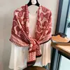 Estilo Étnico Algodão e Linho Xale de Gaze Protetor Solar Estampado de Alta Qualidade Lenço de Cabeça da Moda Cachecol Decorativo Fino Pronto