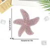 Patch Bordado com Lantejoulas, Bordado à Máquina, Pérolas, Estrela do Mar, Contas para Bolsas, Jeans, Acessórios de Roupa, Patch Decorativo DIY