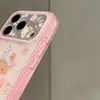Funda linda de oso secador de pelo de dibujos animados para iPhone 18 Pro Max, adecuada para 16 Pro, capa doble 15 Pro, 17 Pro