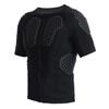 Ropa anticolisión de panal, manga corta, para entrenamiento de baloncesto, rugby, partidos, ropa ajustada, portero de fútbol, armadura EVA