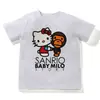 Camiseta de manga corta de la marca japonesa de moda BAPE, peso pesado de verano 240g algodón puro, camuflaje de cabeza de mono, tiburón mono, venta al por mayor transfronteriza