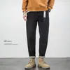 Jeans Casuales de Pierna Recta, Holgados, Talla Grande, Color Oscuro, para Hombre, Tendencia, Versátiles, Elásticos, Entallados, Skinny para Otoño e Invierno