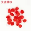 Cabeza de Flor de Espuma de Rosa Pe Simulada de 8 cm con Tallo, Flor de Mano, Accesorio para Caja de Dulces de Boda, Flor Eterna Simulada