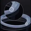 Tubo de silicona de grado alimenticio personalizado por el fabricante, manguera de goma de silicona de color semiabierta cortable para conexión a bomba peristáltica