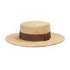 Nuevo Sombrero de Paja Tejido de Punto Casual para Viaje de Verano y Primavera, Decoración de Cinta Multicolor, Ala Ancha, Transpirable para Exteriores, Rejuvenecedor