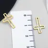 Pequeño Colgante de Estrella de Cinco Puntas Hueca Geométrica de Acero Inoxidable Dorado Electrochapado al Vacío Accesorios para Joyería de Collar DIY