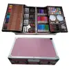 Set de 145 Piezas de Crayones, Lápices de Colores, Pasteles al Óleo, Plumas de Acuarela al por Mayor Set de Regalo de Pintura para Niños