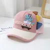 Gorra de Béisbol Transpirable Moderna y Genial para Niños de 2 a 6 Años, Gorra para Niños de Malla Parcial con Diseño de Dinosaurio y Coche, Gorra de Béisbol para Protección Solar de Bebé al por Mayor