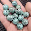 Cuentas Redondas Turquesa Optimizadas Jade Imitación Cuentas Sueltas Turquesa Antigua 20mm Pulsera Collar Accesorios para Joyería Cuentas Hechas a Mano