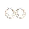 Pendientes de Acero Inoxidable con Forma de Gota de Aceite de Venta Caliente Transfronteriza Europeos y Americanos para Mujer, Versátiles, Modernos, Personalizados, Simples y Tendencia, Pendientes de Acero de Titanio al por Mayor