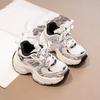Nuevos Zapatos Infantiles Primavera 2026, Zapatos Ligeros tipo "Dad Shoes" para Niñas, Zapatos Infantiles Medianos y Grandes, Tenis Negros de Suela Suave para Niños