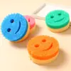 Explosiones Smiley Esponja Temperatura Esponja Paño Cepillo de Limpieza de Cocina Cepillo para Tazón Artefacto Olla Algodón para Lavar Platos Paño Mágico