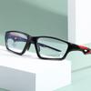 Armazón de gafas deportivas plegable con patillas ajustables, antideslizante, al por mayor, transfronterizo, ultraligero, armazón de gafas TR90, fabricantes 81278