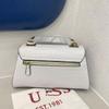 2023 Nuevo Gs Bolso para Mujer Bolso Patrón de Cocodrilo Color Sólido Moda Estilo Europeo y Americano Bolso de Hombro Cruzado Kelly Versátil