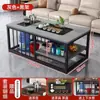Mesa de té, Mesa de café, Sala de estar, Uso doméstico, Mesa de té simple para oficina, Apartamento pequeño, Juego de té simple, Mesa de té Kung Fu integrada
