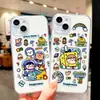 Pegatinas Lindas de Niña Espacial para Cuaderno Planas Adhesivas Lindas para Niños DIY Pegatinas para Taza de Agua Funda de Teléfono Versión Q