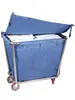 Carro para Ropa Blanca de Hotel, Bolsa de Tela, Carro de Servicio a la Habitación, Carro de Lona para Reciclaje de Limpieza, Cubierta Antipolvo, Bolsa para Ropa Blanca