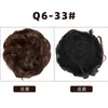 Peluca de moño para el pelo con cordón europeo y americano, coleta, moño, postizo, anillo de pelo rizado natural esponjoso