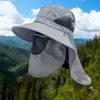 Venta especial de liquidación: Sombrero de Cubo Versátil Auténtico Coreano para Exteriores con Protección Solar, Sombrero de Sol Adelgazante para Puestos de Mercados Nocturnos