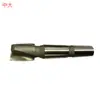 Fresa de metal duro no estándar Zhongda 25MM-24MM-22MM-20MM, vástago cónico, ranura de chaveta extendida, venta al por mayor