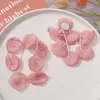 Viento de princesa suave súper hada borla doble cara malla gasa flor diy tejido a mano Joker pasador material para accesorios de cabello venta al por mayor